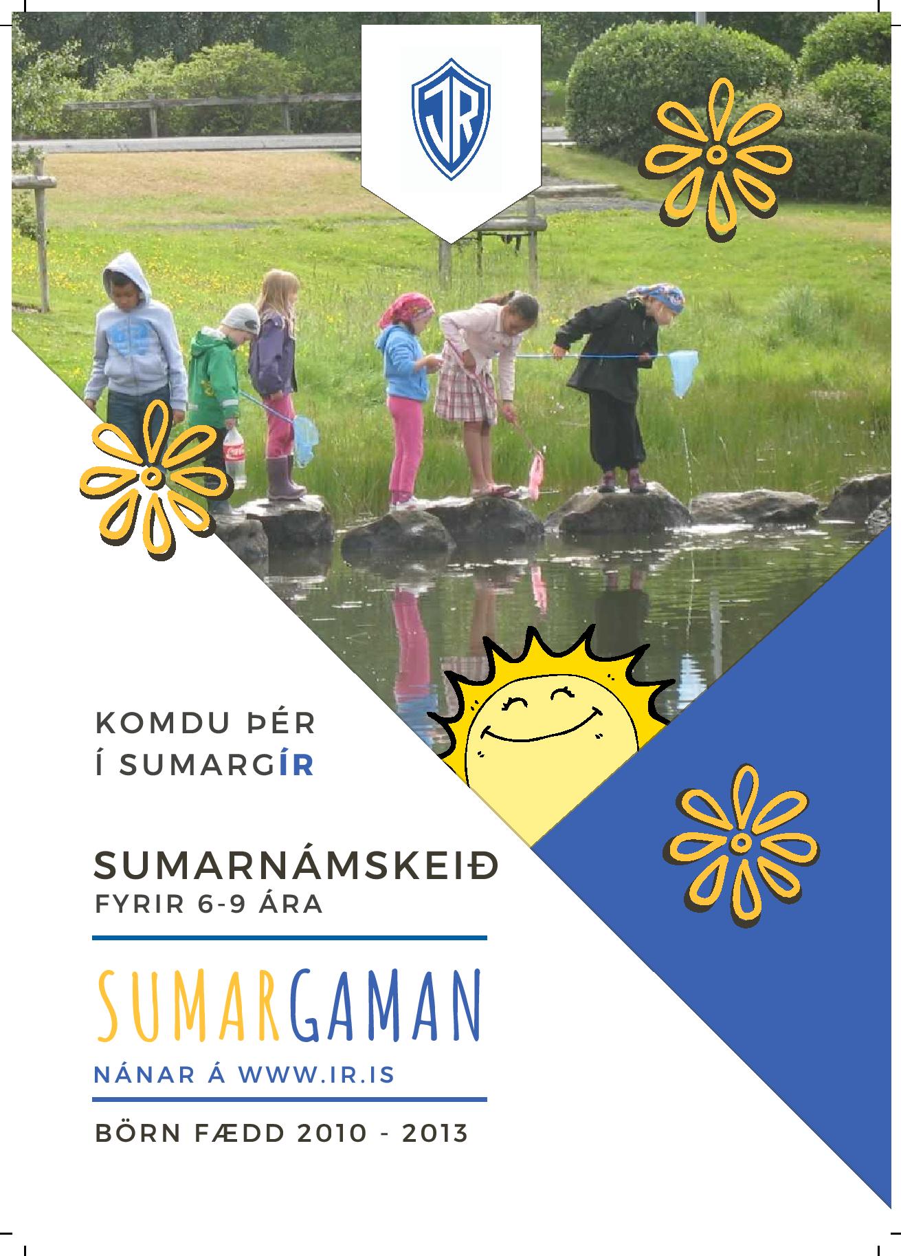 Komdu þér í sumargír: Sumargaman ÍR 2019 graphic